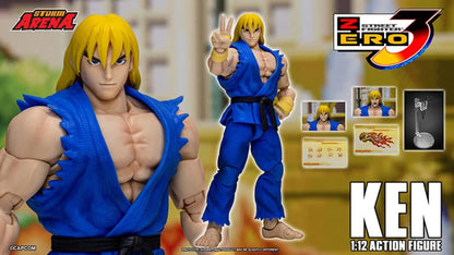 Storm Arena KEN Exclusive Traje Azul - Street Fighter Zero 3 [Storm Collectibles]