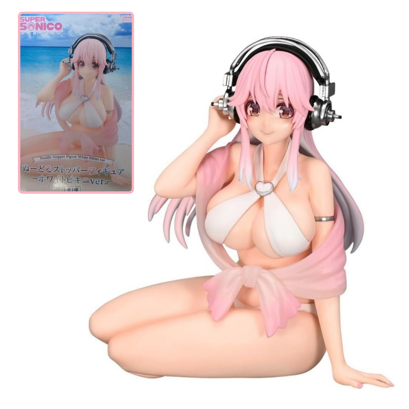 Noodle Stopper Super Sonico Bikini Blanco