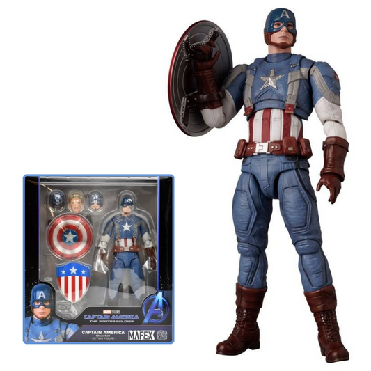 Mafex No. 220 Capitan América Traje Clásico - The Winter Soldier
