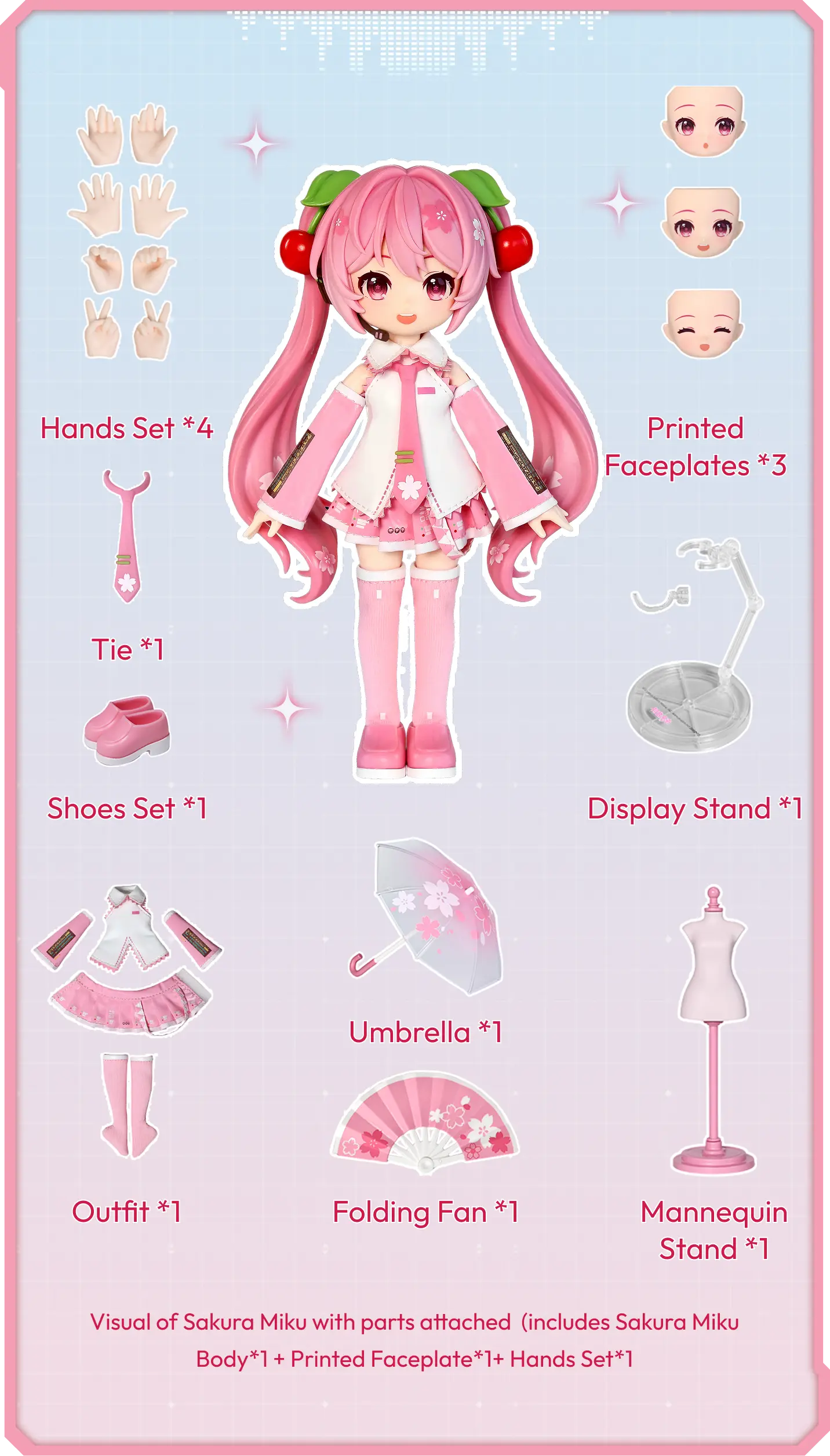 Blokees DaaLaMode Series - Sakura Miku
