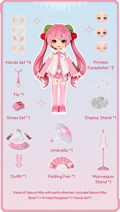 Blokees DaaLaMode Series - Sakura Miku