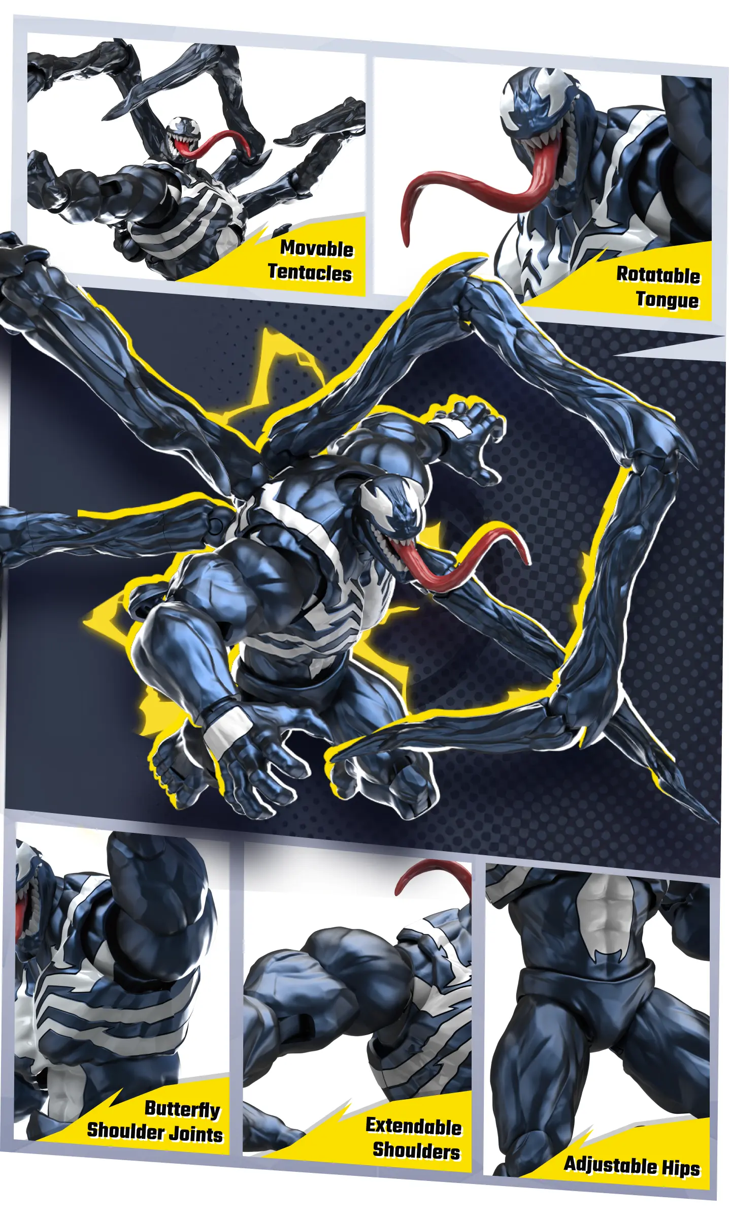 Marvel Rivals Champion Class 07 Venom Model Kits [Blokees]