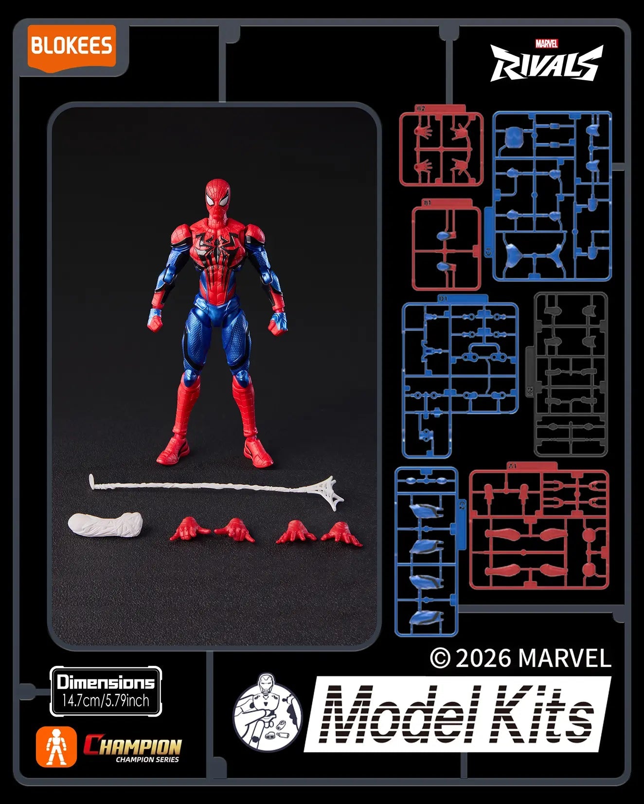 Marvel Rivals Champion Class 06 Spider-Man [Blokees]