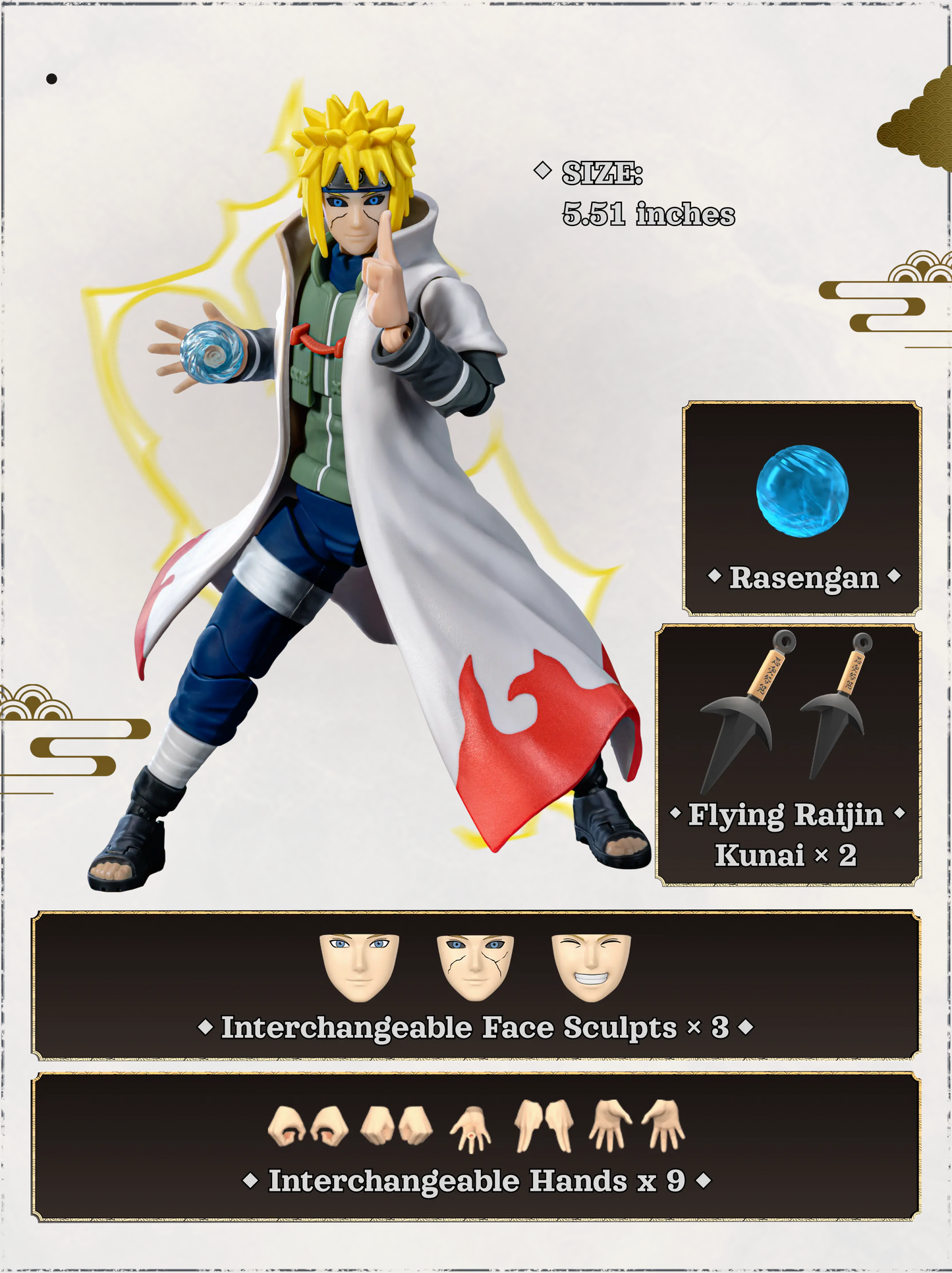 Naruto Champion Class 03 Minato Namikaze (Reanimation) [Blokees]