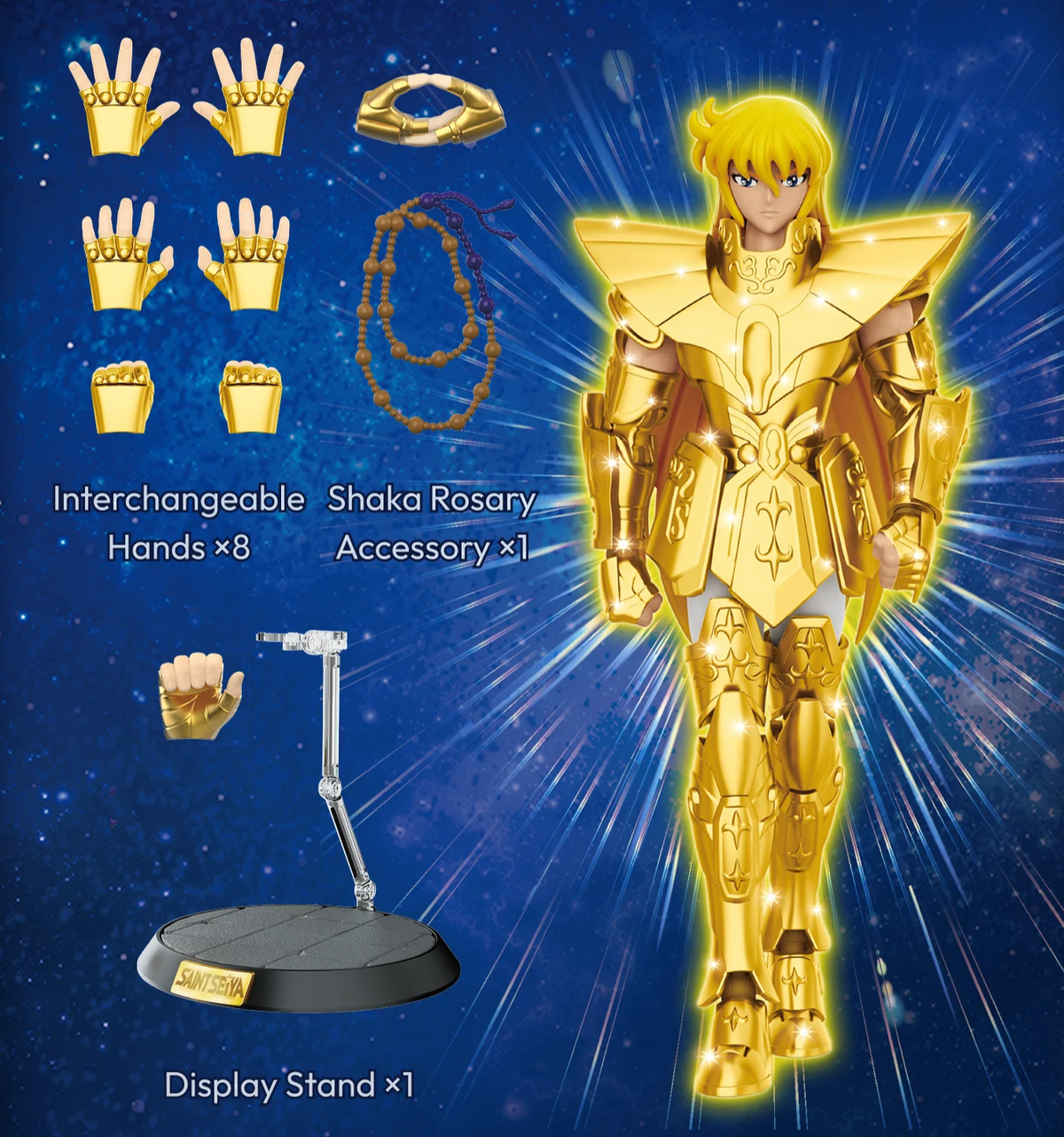 Saint Seiya Champion Class Shaka de Virgo [Blokees]
