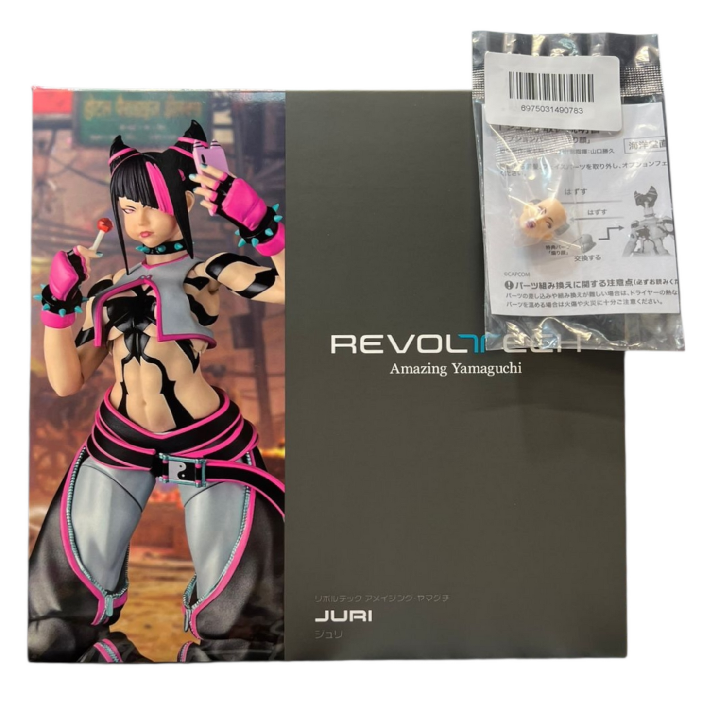 Amazing Yamaguchi Revoltech Juri Han [Street Fighter 6] + Bonus