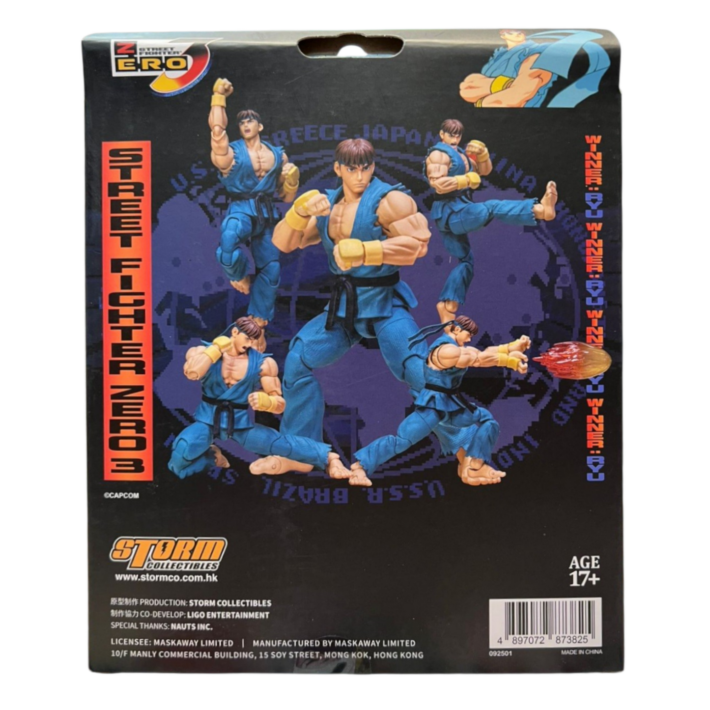 Storm Arena Ryu Exclusive Traje Aqua - Street Fighter Zero 3 [Storm Collectibles]