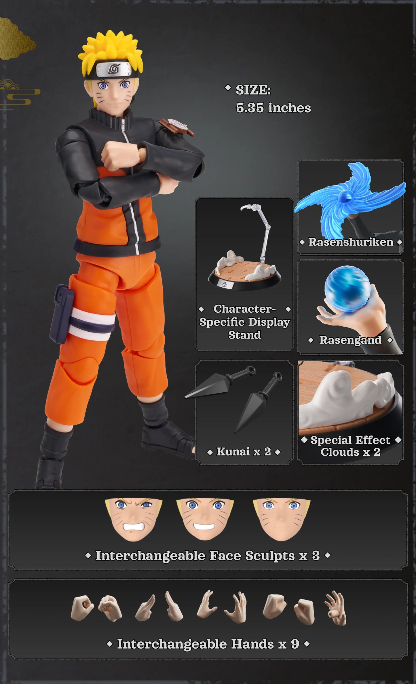 Naruto Champion Class 02 Naruto Uzumaki [Blokees]