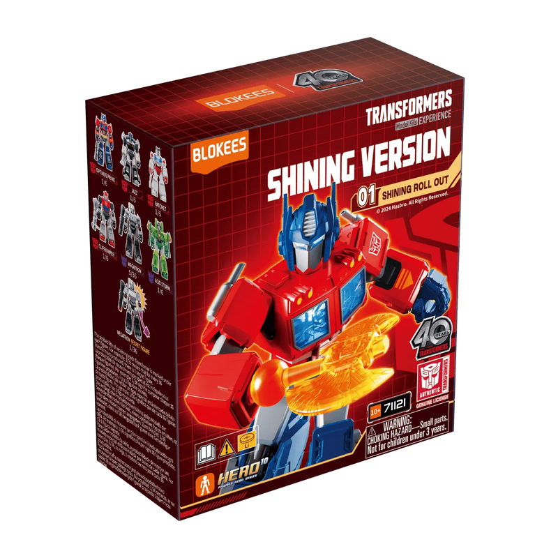 Blokees Figures Transformers Shining Version 01 Shining Roll Out [Caja completa]