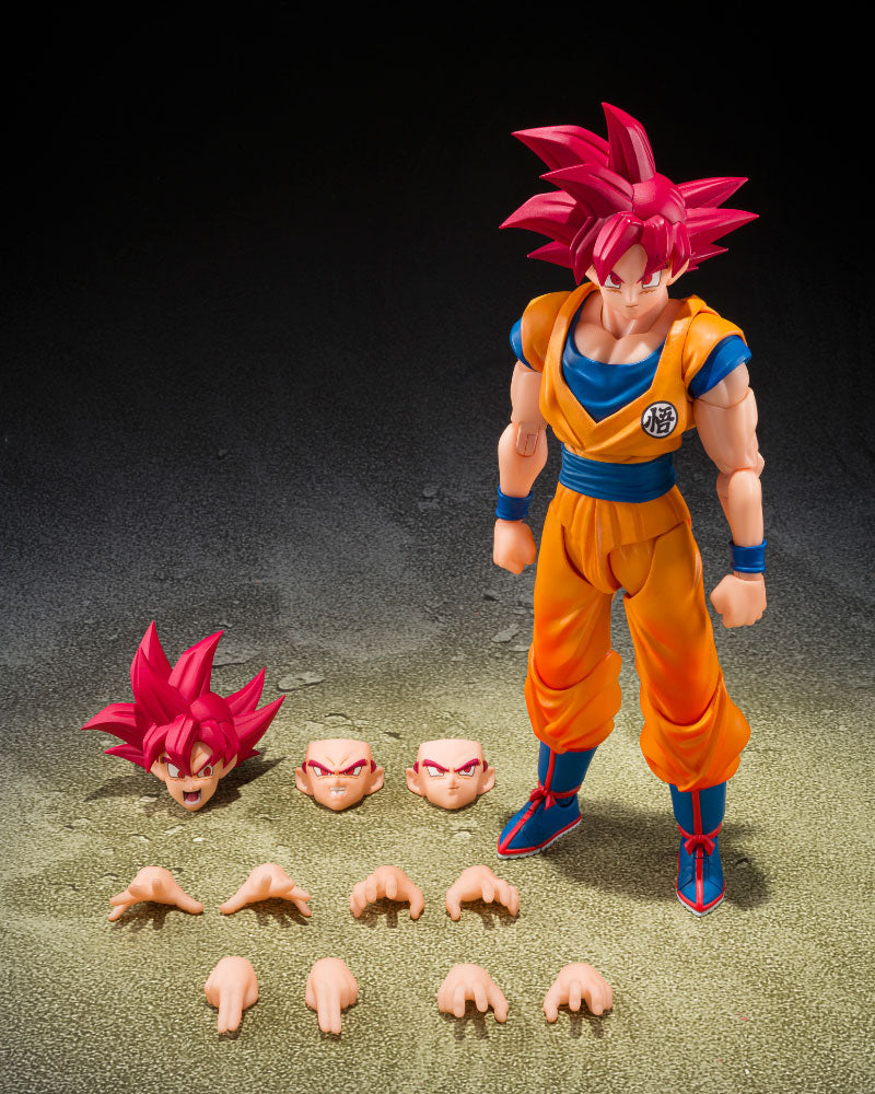 S.H. Figuarts Son Goku Super Saiyan God - SSG Dios