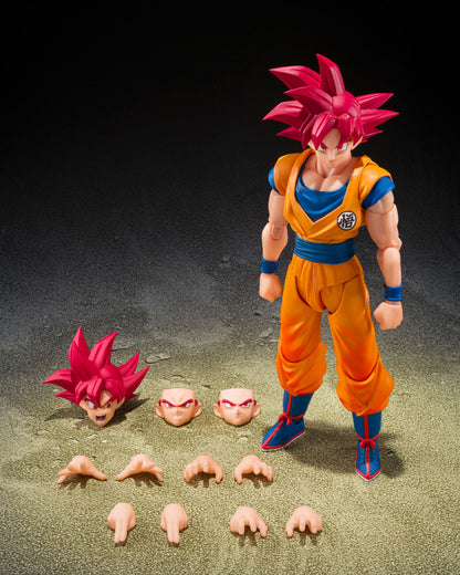 S.H. Figuarts Son Goku Super Saiyan God - SSG Dios
