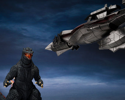 S.H.MonsterArts GODZILLA [2004] HEAT RAY Ver. VS New Gotengo