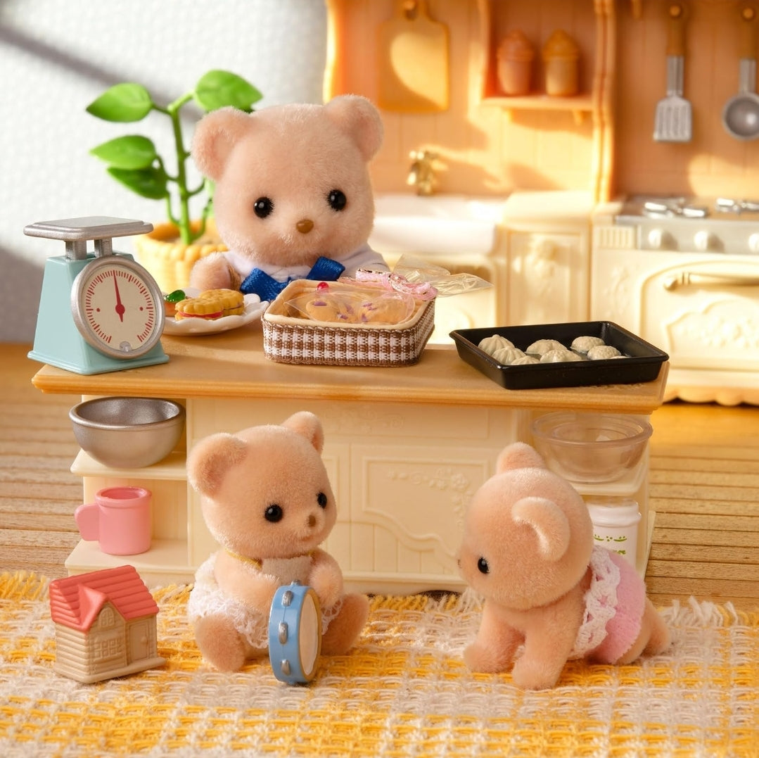 Sylvanian Families Gemelos Oso Biscuit (galleta)