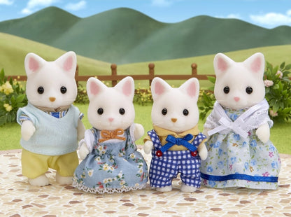 Sylvanian Families Familia Gato Seda