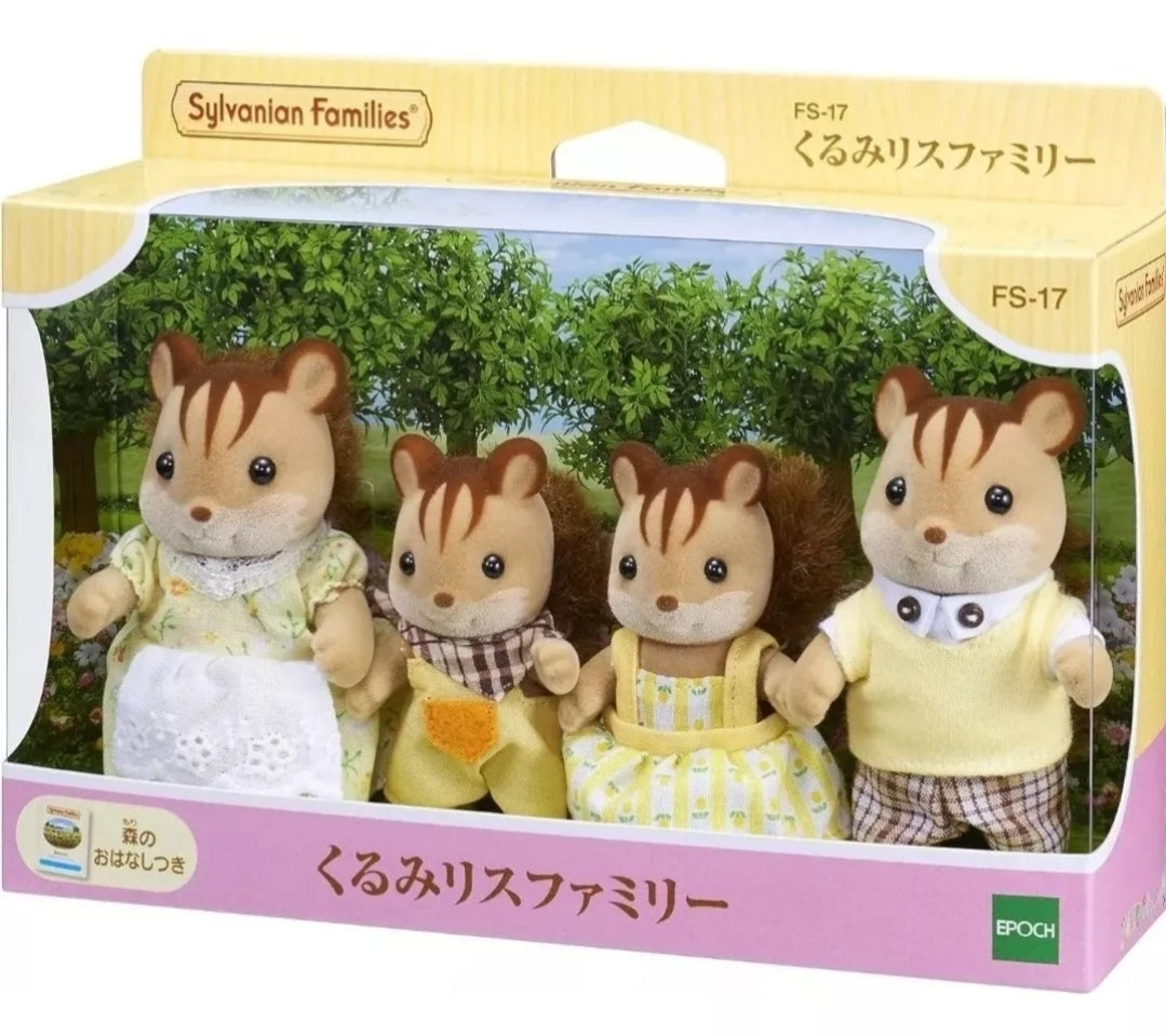 Sylvanian Families Familia Ardilla