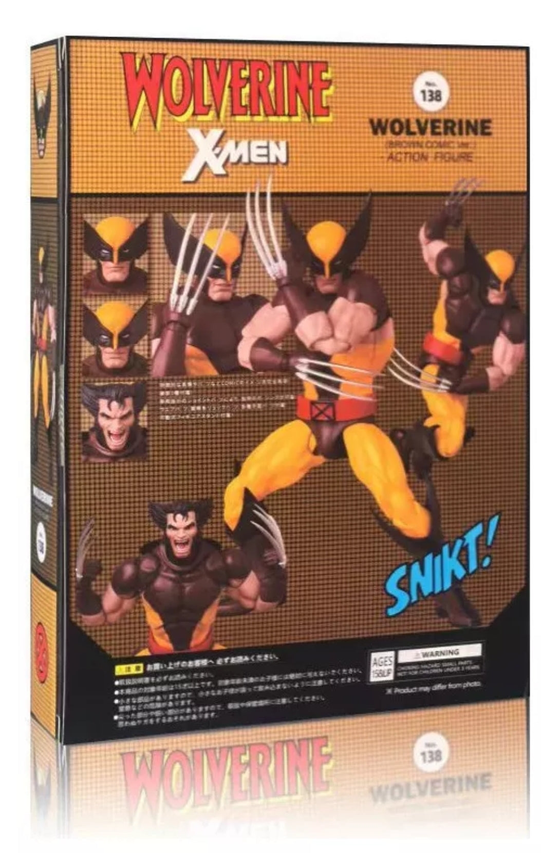 Wolverine Brown Comic Version - CT Toys