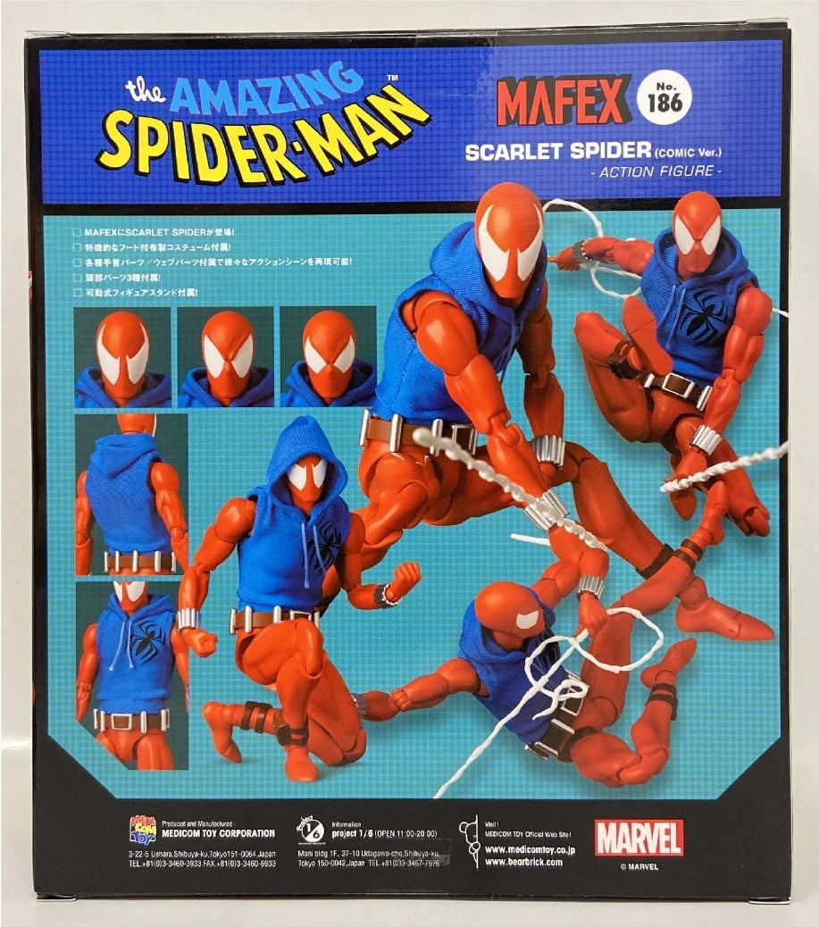 Mafex No. 186 Scarlet Spider - Spiderman