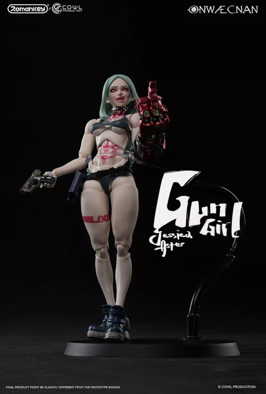 Gun Girl Jessica Alter Romankey x Cowl Deluxe Version [Rebecca]