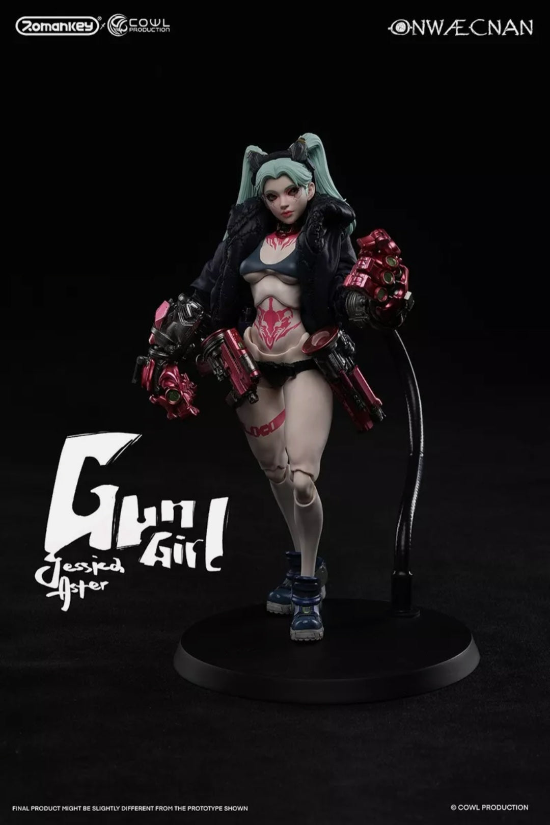 Gun Girl Jessica Alter Romankey x Cowl Deluxe Version [Rebecca]