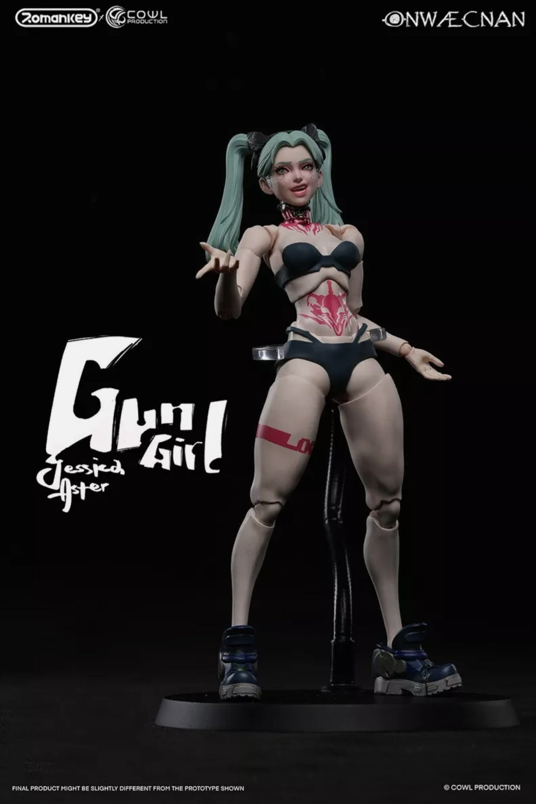 Gun Girl Jessica Alter Romankey x Cowl Deluxe Version [Rebecca]