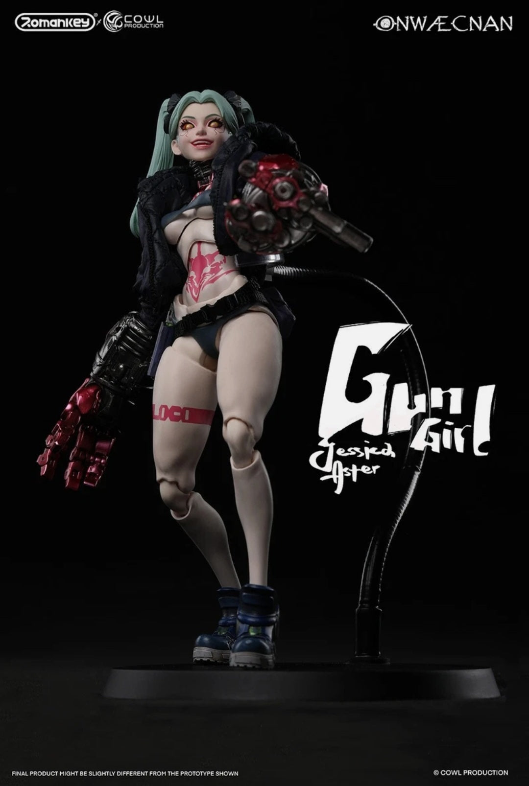 Gun Girl Jessica Alter Romankey x Cowl Deluxe Version [Rebecca]