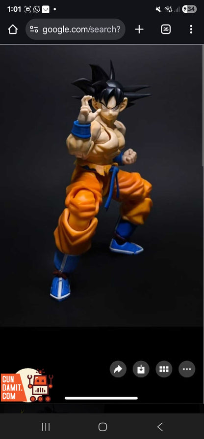 Wow Super Action Bulked Warrior Ver. B Goku Musculoso