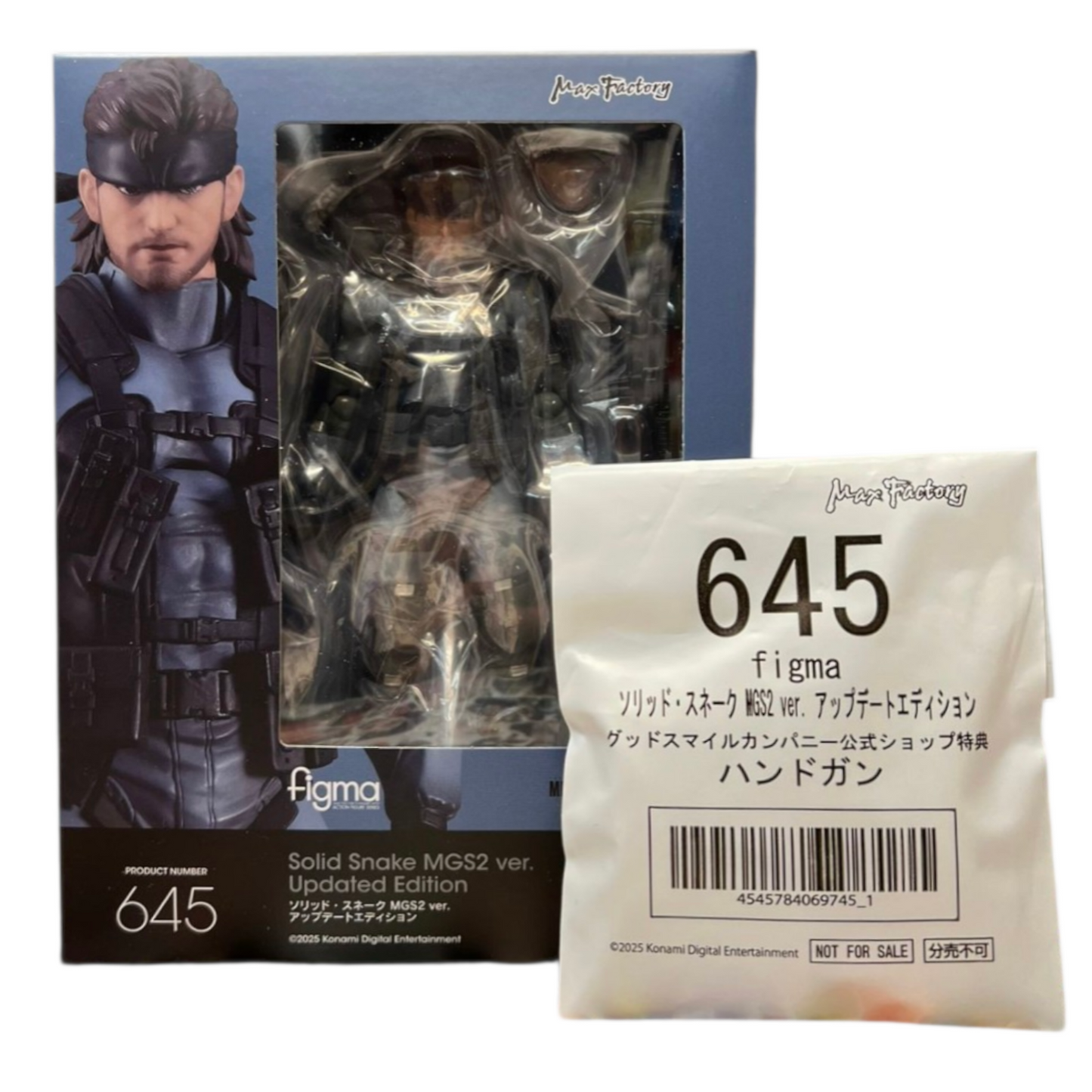 Figma Solid Snake [Metal Gear Solid MGS2 Ver.] + Bonus