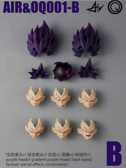 Kit de cabezas Vegeta Ultra Ego AIR & OQ 001-B