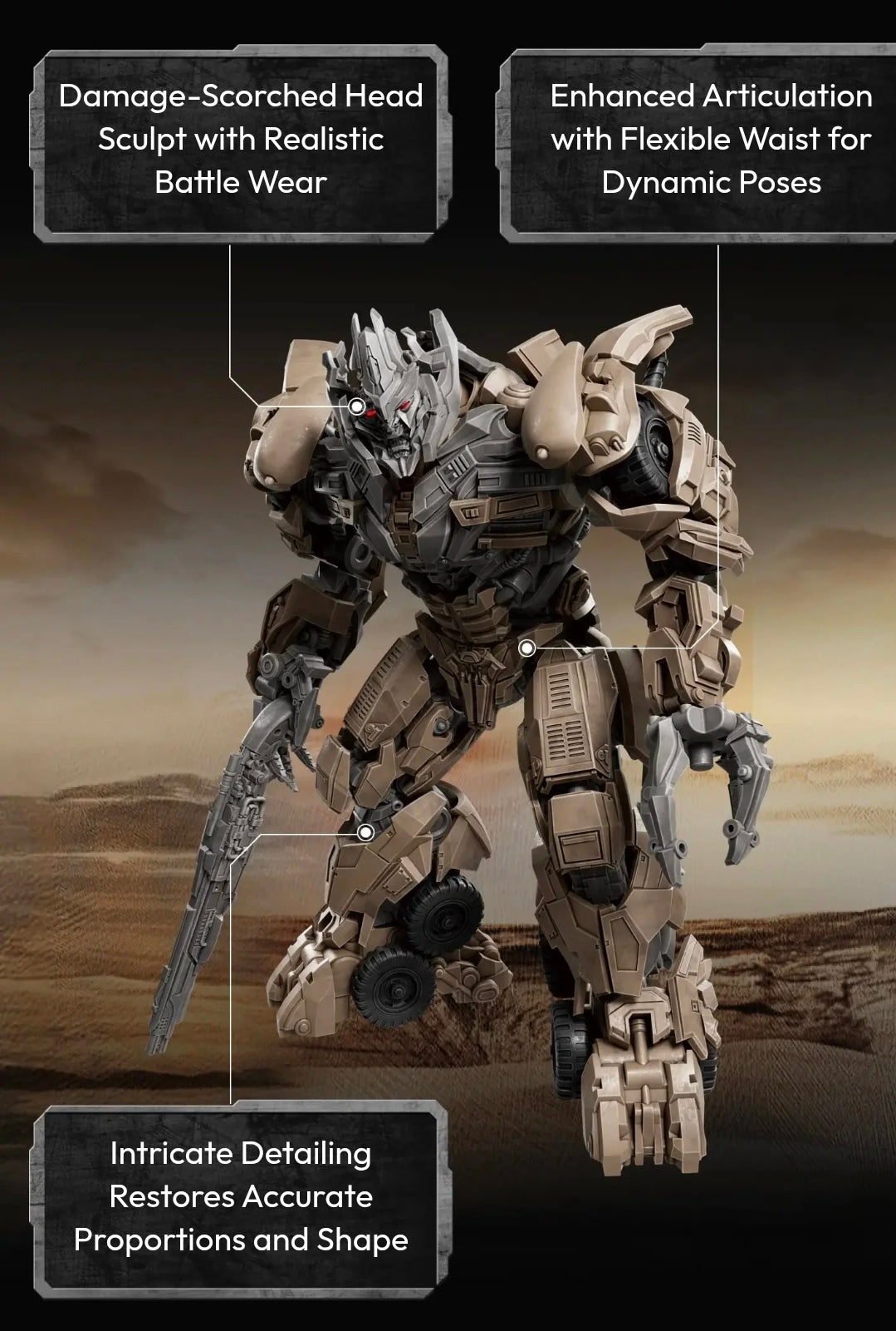 Transformers Classic Class 22 Megatron [Blokees]