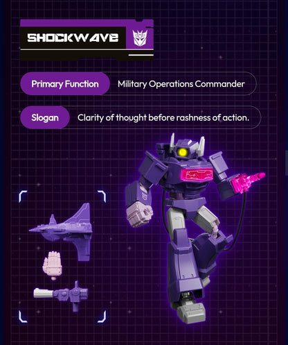 Transformers Shining Version 04 Spark of Deception [Blokees] - Caja Completa