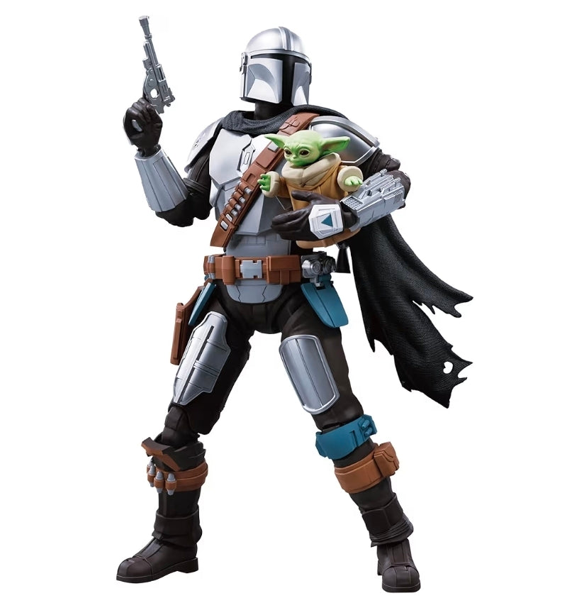 Star Wars: The Mandalorian Champion Class 05 Din DJarin & Grogu [Blokees]