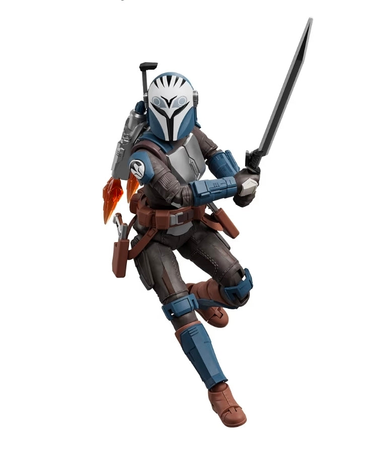 Star Wars: The Mandalorian Champion Class 05 Din DJarin & Grogu [Blokees]