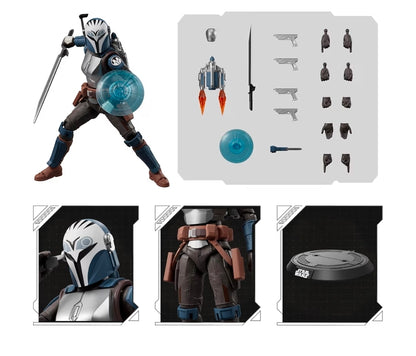 Star Wars: The Mandalorian Champion Class 05 Din DJarin & Grogu [Blokees]