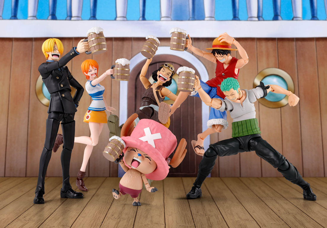S.H. Figuarts Set de Fiesta de la Tripulación de los Sombreros de Paja - Straw Hat Crew [One Piece]