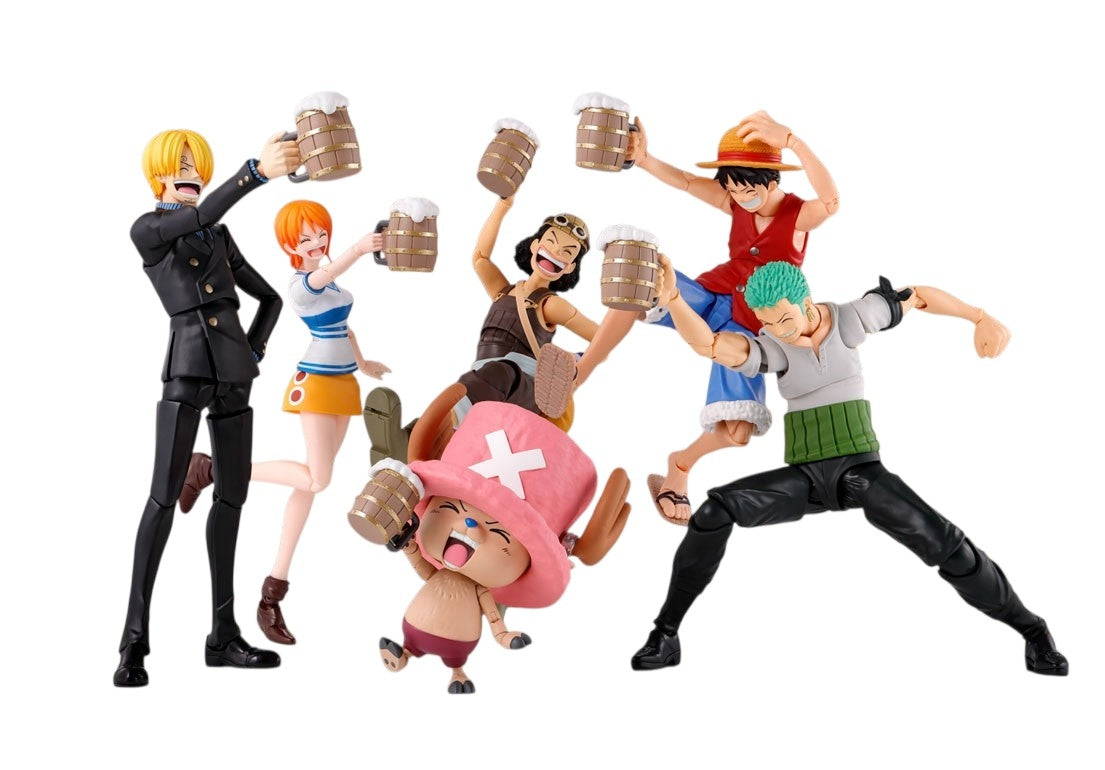 S.H. Figuarts Set de Fiesta de la Tripulación de los Sombreros de Paja - Straw Hat Crew [One Piece]