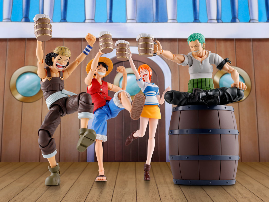 S.H. Figuarts Set de Fiesta de la Tripulación de los Sombreros de Paja - Straw Hat Crew [One Piece]