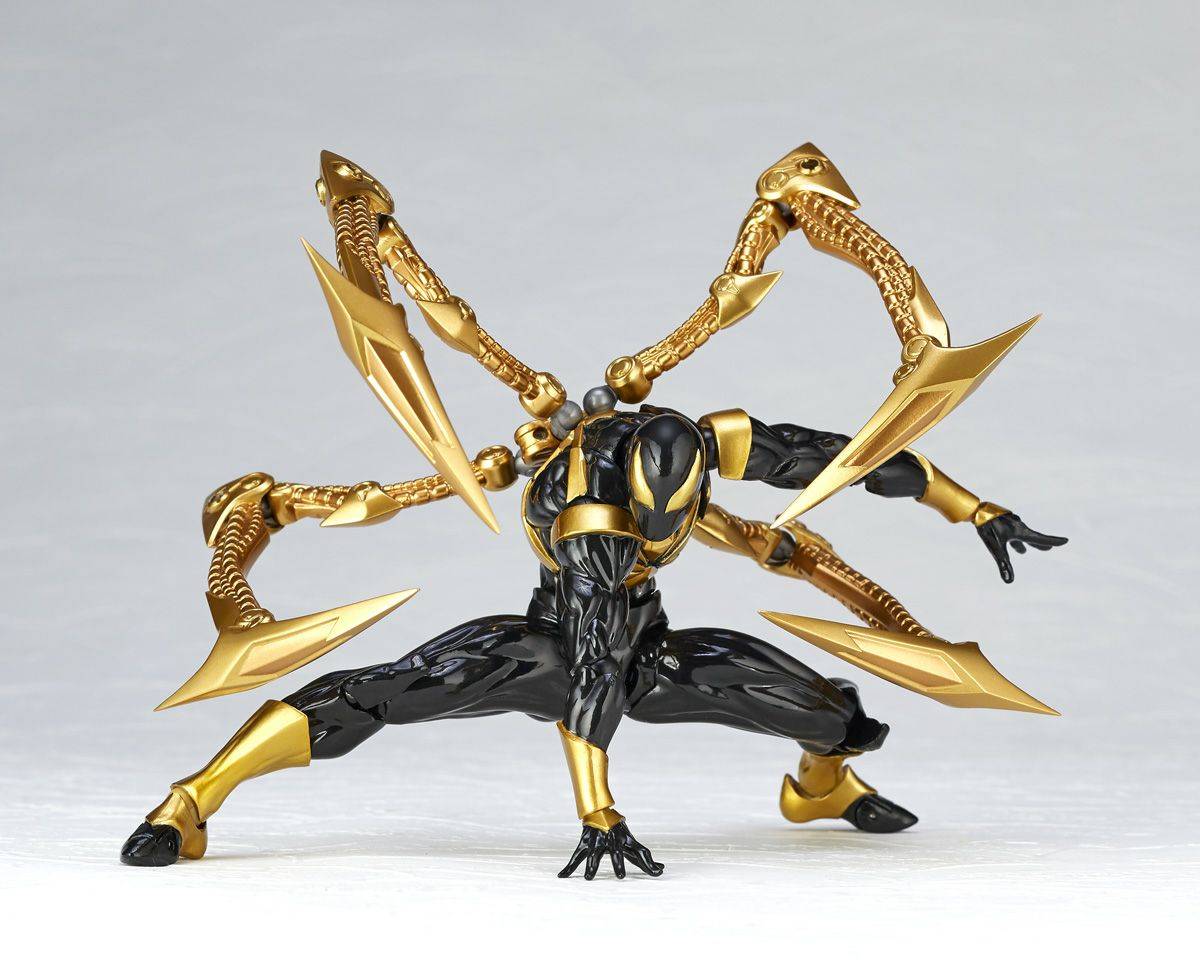 Revoltech Amazing Yamaguchi Iron Spiderman Onyx Black – Daimaku Store