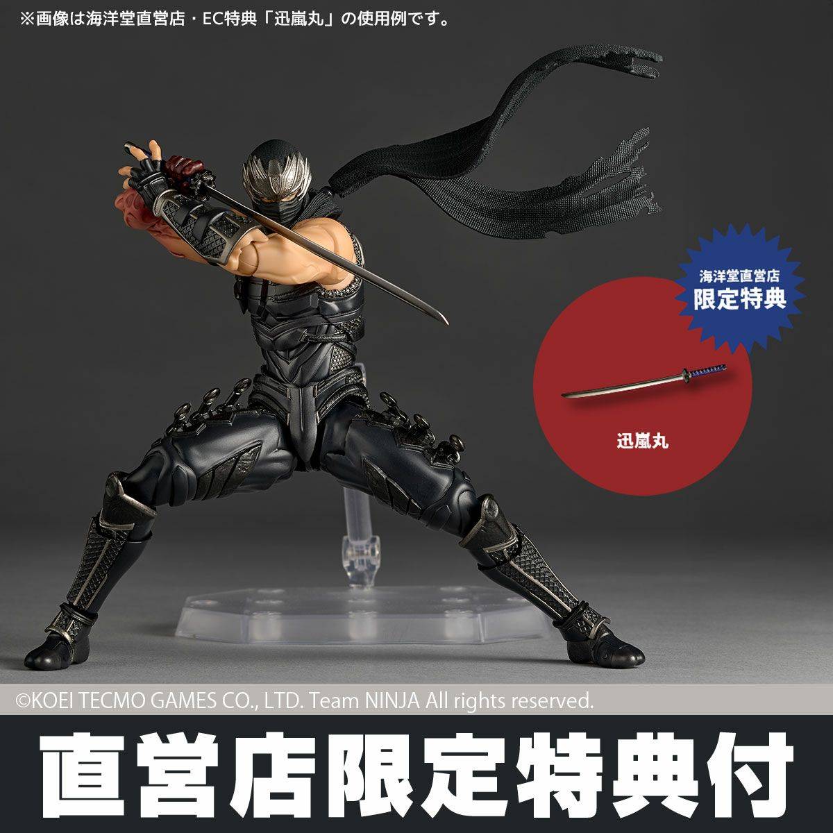 Amazing Yamaguchi Revoltech  Ryu Hayabusa - Ninja Gaiden 3 + Bonus