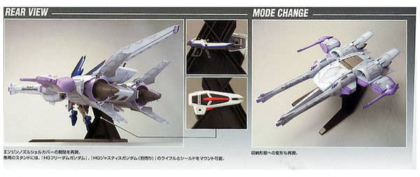 1/144 HG Meteor Unit + Freedom Gundam