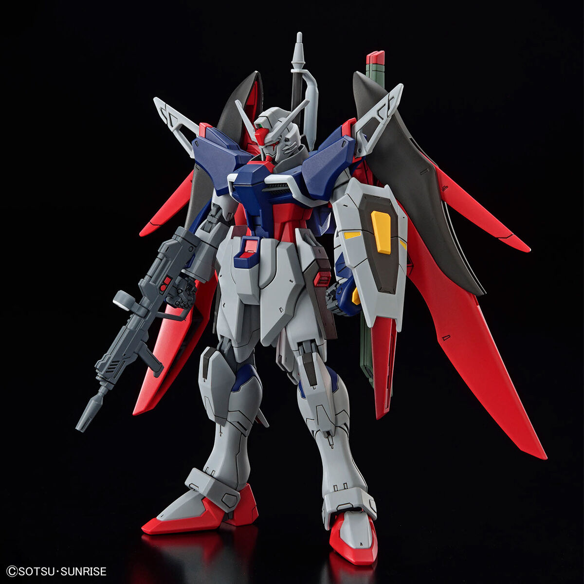 1/144 HG Destiny Gundam Spec II & Zeus Sillouette