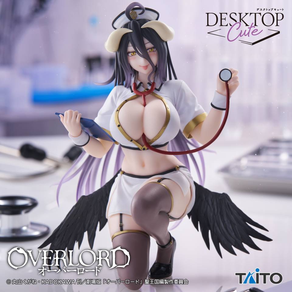Desktop Cute Albedo Nurse Ver. [Overlord]