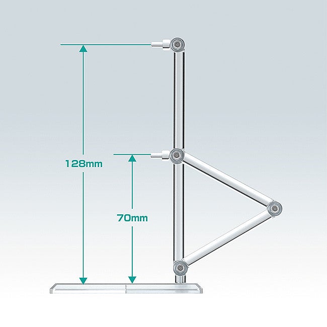 Simple Stand Hex Type - Base Figma Transparente 3 pz