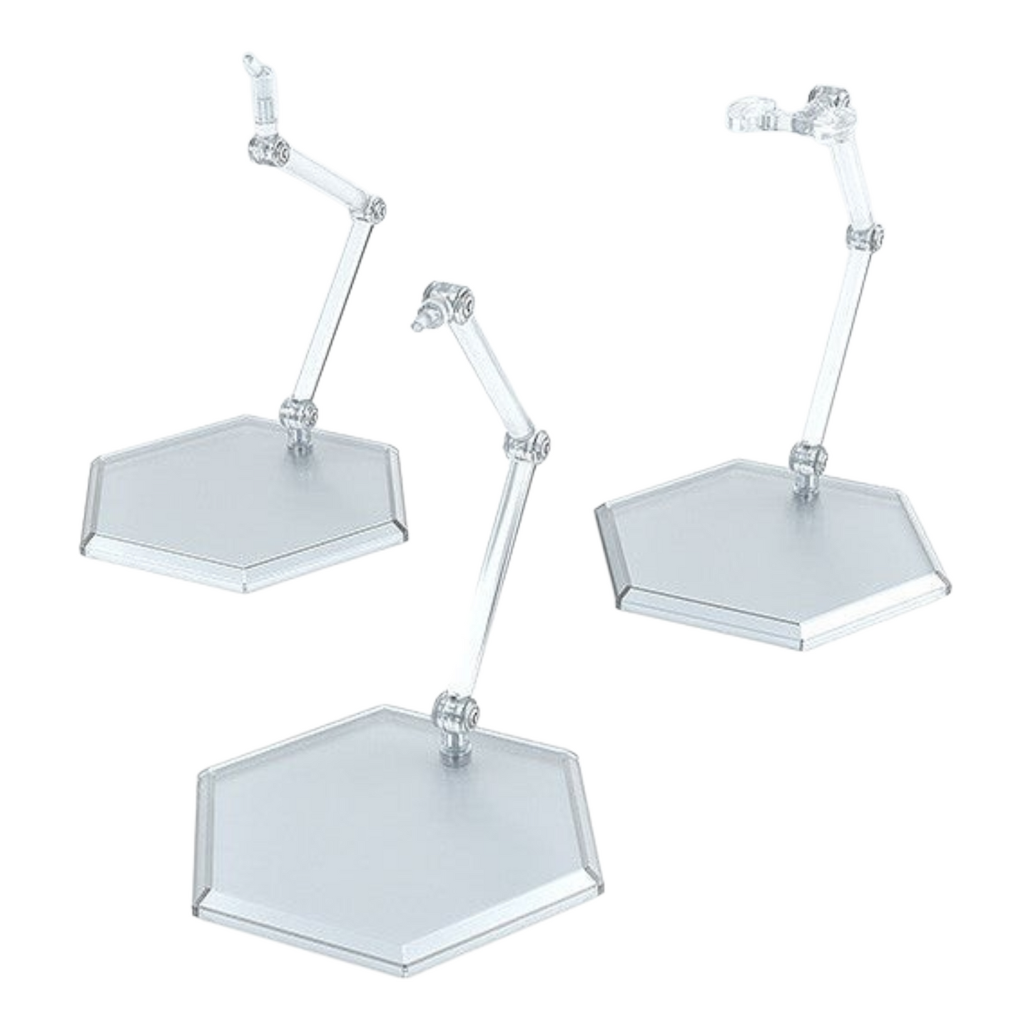 Simple Stand Hex Type - Base Figma Transparente 3 pz