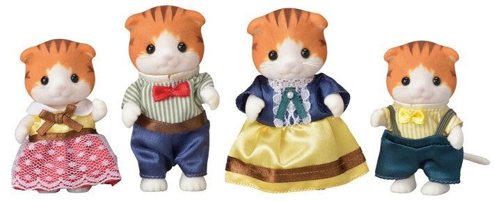 Sylvanian Families Familia Gatos Maple