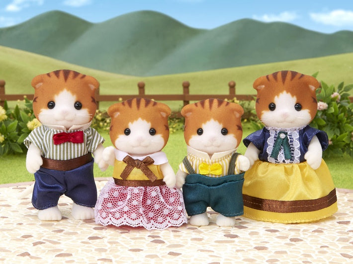 Sylvanian Families Familia Gatos Maple