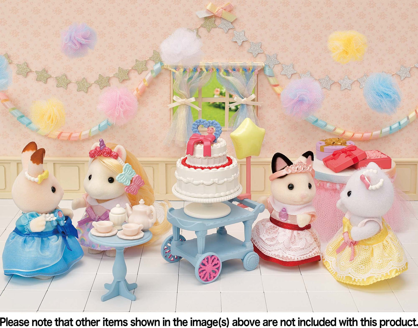 Sylvanian Families Set de Fiesta con Gata Tuxedo