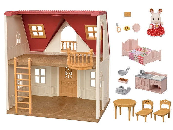 Sylvanian Families Casa inicia con  Niña Conejo Chocolate