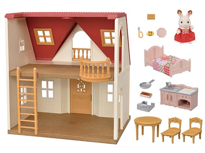 Sylvanian Families Casa inicia con  Niña Conejo Chocolate