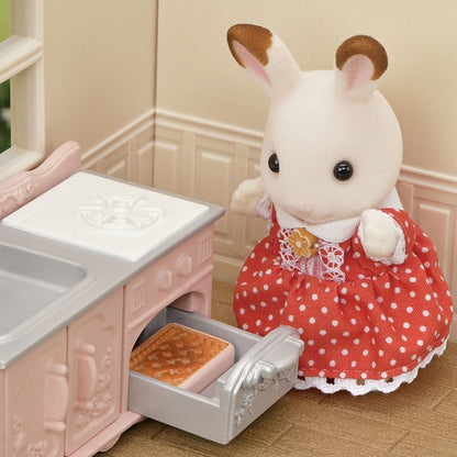 Sylvanian Families Casa inicia con  Niña Conejo Chocolate