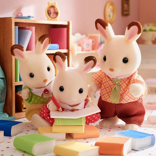 Sylvanian Families Familia Conejos Chocolate